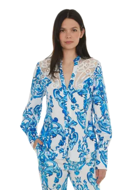 GUESS  Chemise imprimée avec broderie - Multicolore