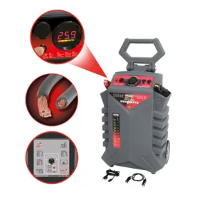 KS Tools Booster à batteries 12V + 24V - sur roue 3000 A